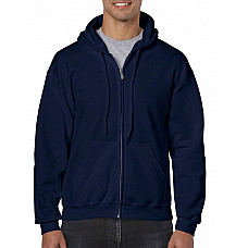 Navy Blue Heavy Blend™ Adult Full Zip Hooded Sweatshirt