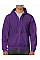 Purple Heavy Blend™ Adult Full Zip Hooded Sweatshirt