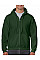 Forest Green Heavy Blend™ Adult Full Zip Hooded Sweatshirt