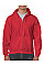 Red Heavy Blend™ Adult Full Zip Hooded Sweatshirt