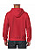 Red Heavy Blend™ Adult Full Zip Hooded Sweatshirt