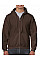 Dark Chocolate Heavy Blend™ Adult Full Zip Hooded Sweatshirt