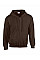 Dark Chocolate Heavy Blend™ Adult Full Zip Hooded Sweatshirt