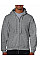 Graphite Heather Heavy Blend™ Adult Full Zip Hooded Sweatshirt