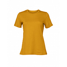 Mustard Women's Relaxed Jersey Short Sleeve Tee