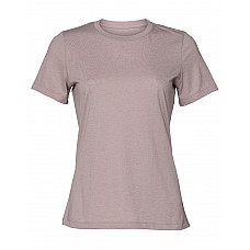 Heather Pink Gravel Women's Relaxed Heather Jersey Short Sleeve Tee