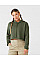 Military Green Women's Cropped Fleece Hoodie