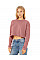 Brick Women's Cropped Crew Fleece