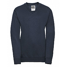 French Navy Kids V-Neck Sweatshirt