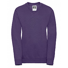 Purple Kids V-Neck Sweatshirt