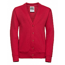 Classic Red Kids Sweatshirt Cardigan