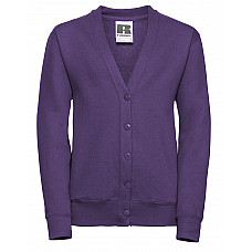 Purple Kids Sweatshirt Cardigan