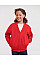 Bright Red Kids Sweatshirt Cardigan