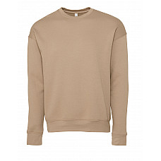 Tan Unisex Drop Shoulder Fleece