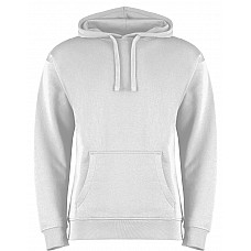 White Regular Fit Hoodie