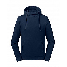 French Navy High Collar Hooded Sweat