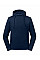 French Navy High Collar Hooded Sweat