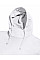 White High Collar Hooded Sweat