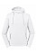 White High Collar Hooded Sweat