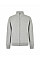 Heather Grey Regular Fit Zipped Sweatshirt