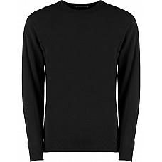 Black Regular Fit Arundel Crew Neck Sweater