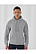 Heather Grey Unisex ID.203 50/50 Hooded Sweatshirt