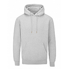 Heather Grey Melange Essential Organic Hoodie