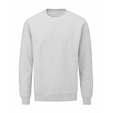 Heather Grey Melange Essential Organic Sweatshirt