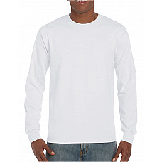 White Ultra Cotton™ Adult Long Sleeve T-Shirt