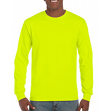 Safety Green Ultra Cotton™ Adult Long Sleeve T-Shirt