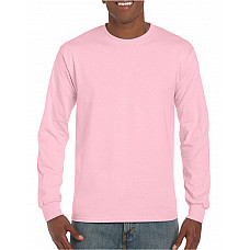 Light Pink Ultra Cotton™ Adult Long Sleeve T-Shirt