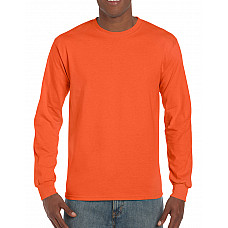 Orange Ultra Cotton™ Adult Long Sleeve T-Shirt