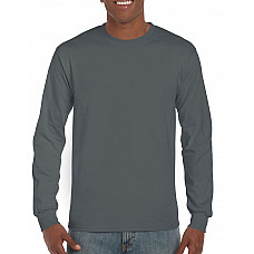 Charcoal Ultra Cotton™ Adult Long Sleeve T-Shirt