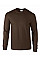 Dark Chocolate Ultra Cotton™ Adult Long Sleeve T-Shirt