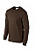 Dark Chocolate Ultra Cotton™ Adult Long Sleeve T-Shirt