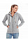 Heather Grey Melange Women's Superstar Zip-Through Hoodie