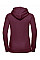 Burgundy Ladies' Authentic Hooded Sweat