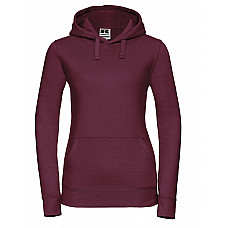 Burgundy Ladies' Authentic Hooded Sweat