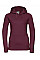 Burgundy Ladies' Authentic Hooded Sweat