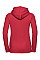 Classic Red Ladies' Authentic Hooded Sweat