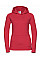 Classic Red Ladies' Authentic Hooded Sweat