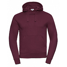 Burgundy Men's Authentic Hooded Sweat