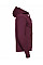 Burgundy Men's Authentic Hooded Sweat