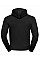 Black Men's Authentic Hooded Sweat