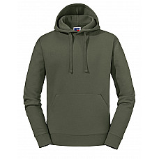 Olive Men's Authentic Hooded Sweat