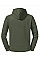 Olive Men's Authentic Hooded Sweat