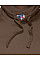 Mocha Men's Authentic Hooded Sweat