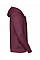 Burgundy Men's Authentic Zipped Hood Jacket