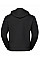 Black Men's Authentic Zipped Hood Jacket