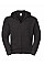 Black Men's Authentic Zipped Hood Jacket